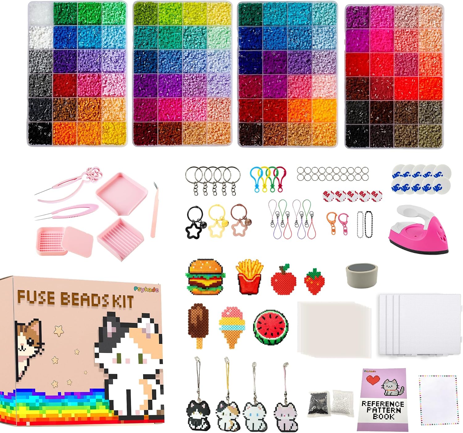 Art Craft Kit - Sigorta Boncuk Seti-Kolay Kendin Yap-96 Renk