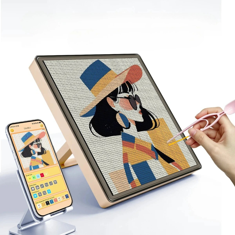 DIY Akıllı LED Pegboard APP Ko - Art Craft Kit incelemesi ve fiyatı
