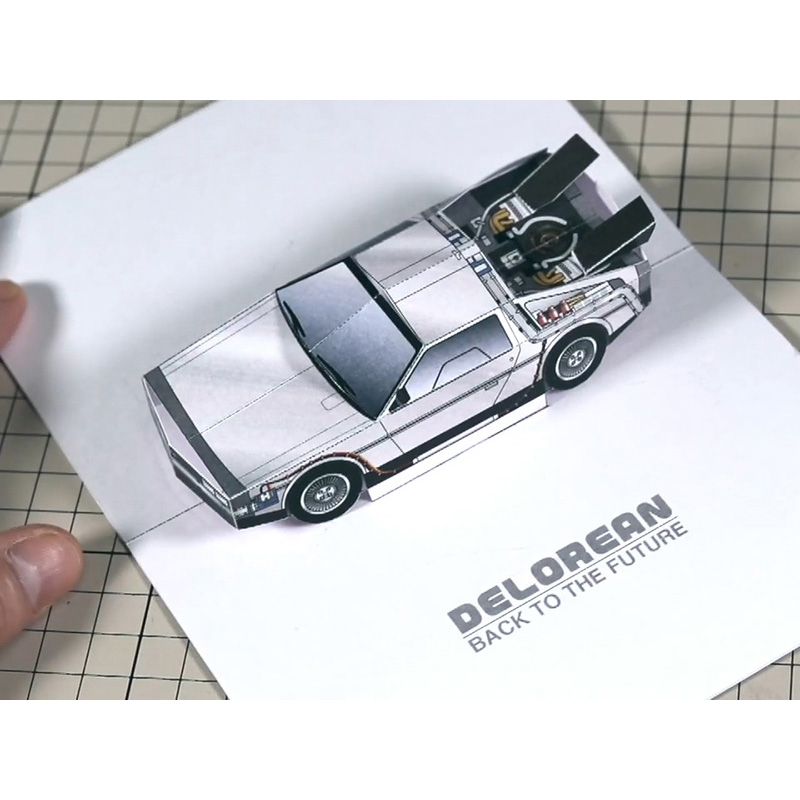 Geri gelecek POP-UP kartı DMC- - Art Craft Cardboard incelemesi ve fiyatı