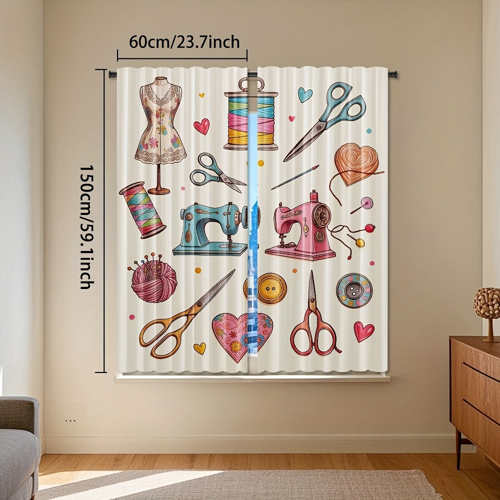Dikiş Odası Dekorasyonu, Perde - Art And Craft For Nursery incelemesi ve fiyatı
